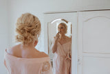 Peachy Wrap Gown